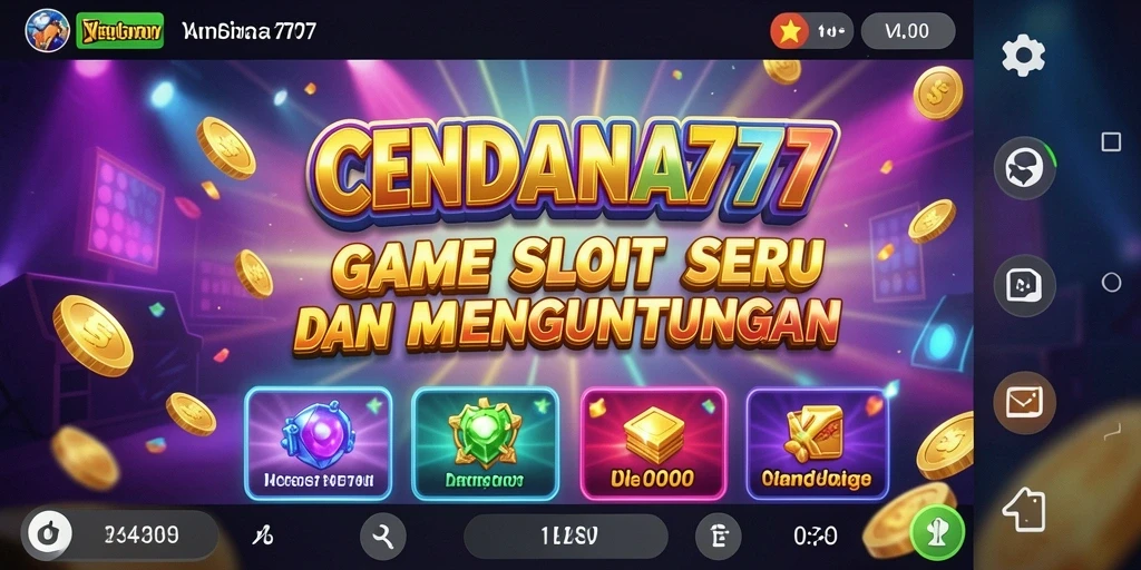 Tampilan menarik dari gameplay Slot CENDANA777 yang seru dan menguntungkan.