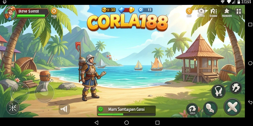 Tampilan gameplay CORLA188 yang seru dan menghibur.