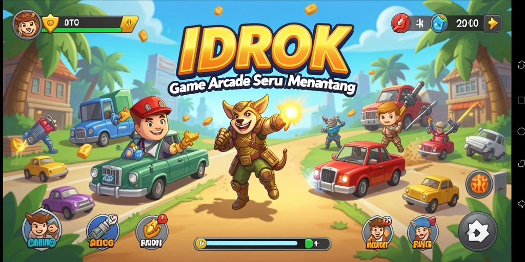 Screenshot gameplay IDROK yang menampilkan momen seru dalam permainan.
