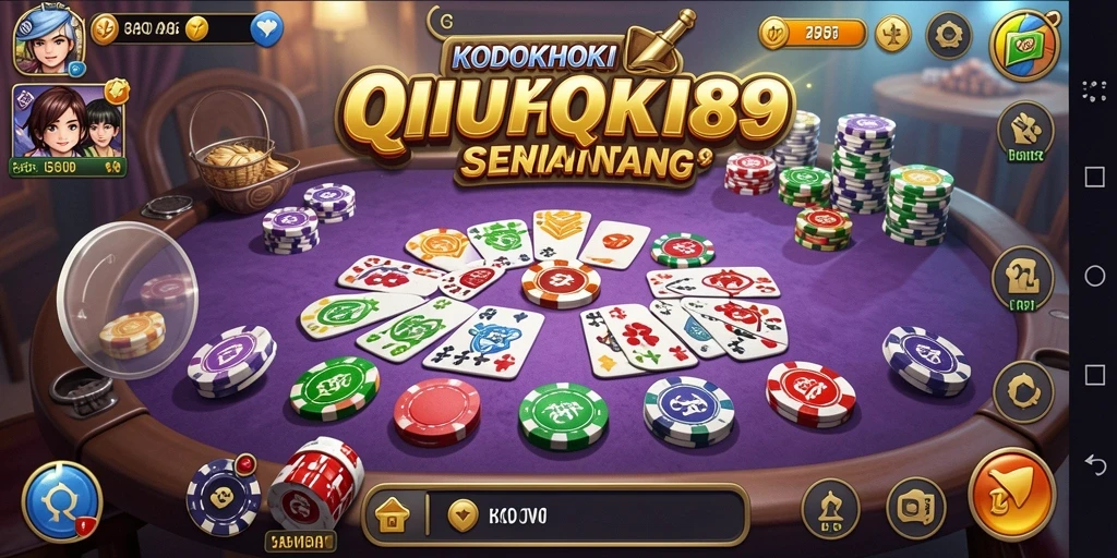 Tampilan gameplay QiuQiu yang seru di KODOKHOKI889.