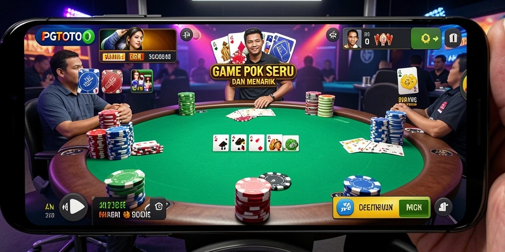 Screenshot utama PGTOTO menampilkan gameplay seru Poker.