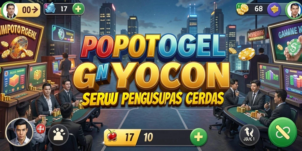 Tampilan gameplay seru di POPOTOGEL yang menguji kemampuan manajemen.