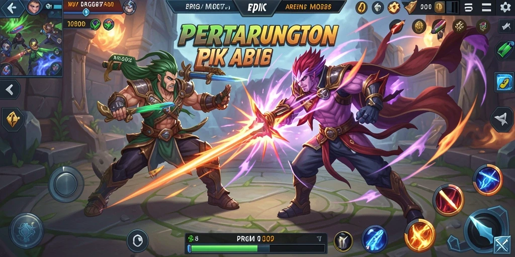 Screenshot PRG007 yang menampilkan aksi seru dalam permainan MOBA.