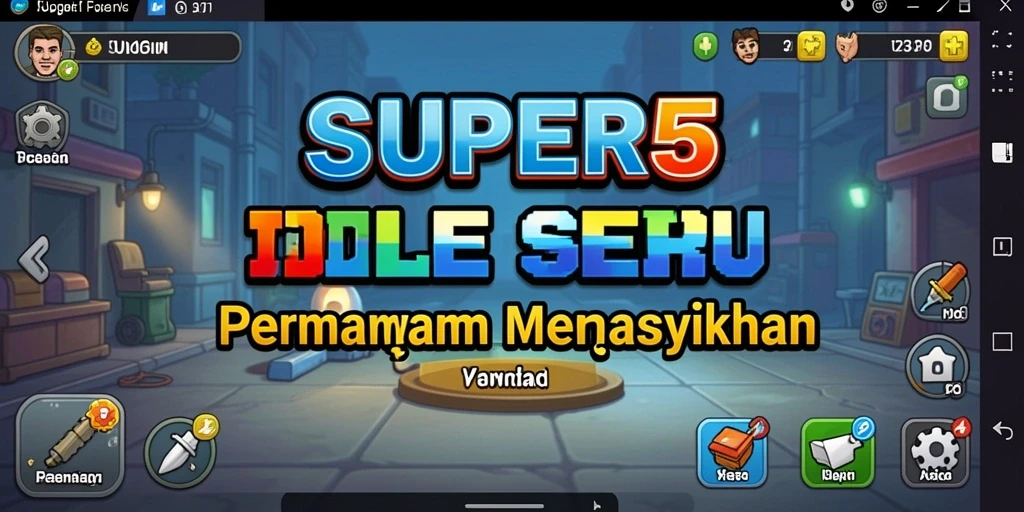 Screenshot utama menunjukkan gameplay Idle yang seru dan menyenangkan.