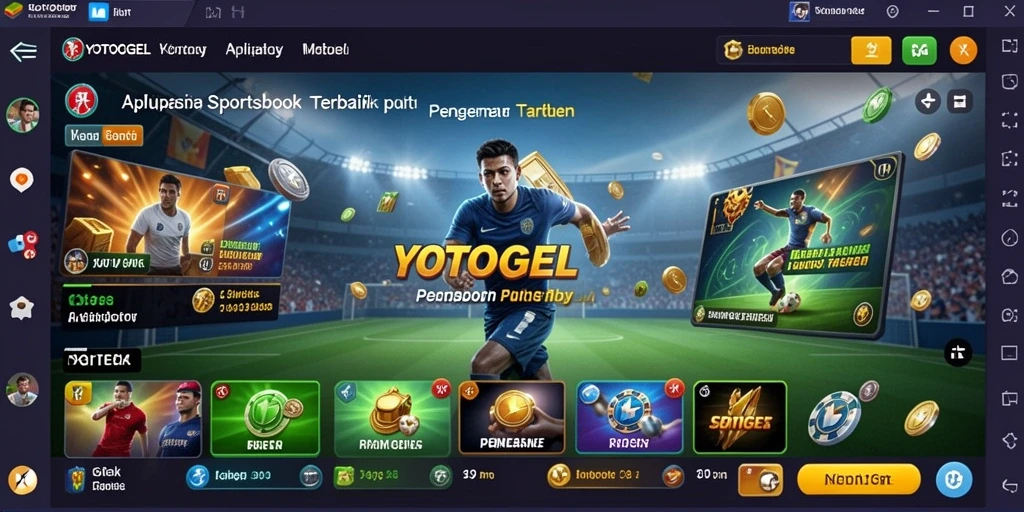 Tampilan gameplay YOTOGEL dengan taruhan olahraga yang menarik.